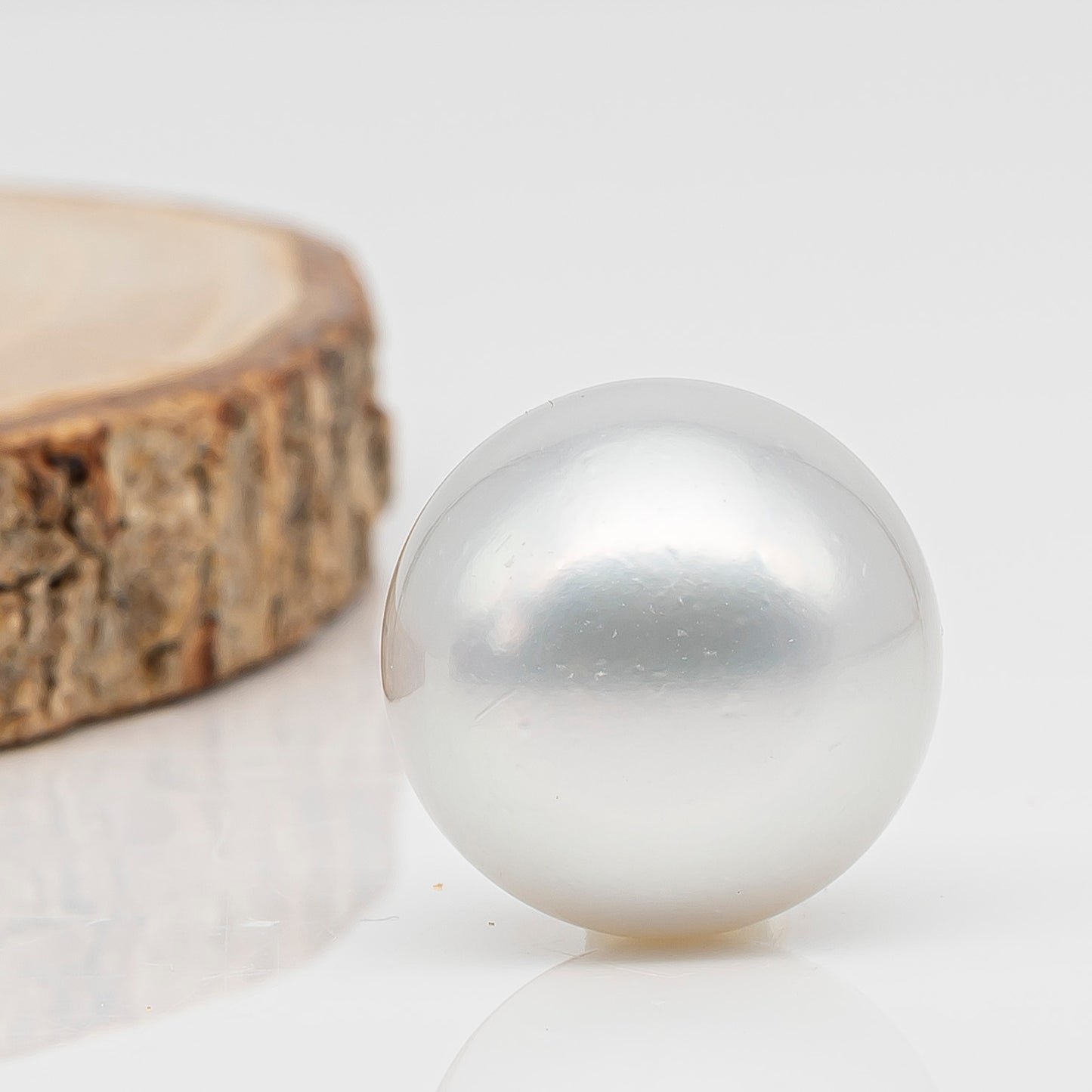 17.2mm Australian White South Sea Pearl, Round Undrilled Loose Pearl, High Luster, Rare Large Size, Jewelry Making, SKU # 3353WS