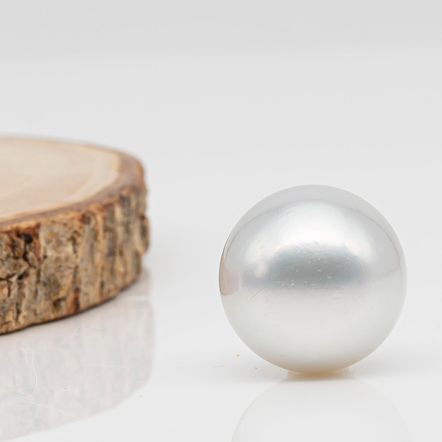 17.2mm Australian White South Sea Pearl, Round Undrilled Loose Pearl, High Luster, Rare Large Size, Jewelry Making, SKU # 3353WS