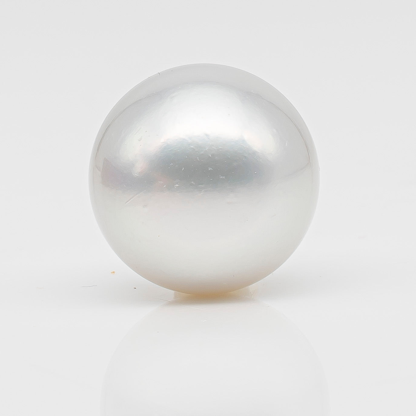 17.2mm Australian White South Sea Pearl, Round Undrilled Loose Pearl, High Luster, Rare Large Size, Jewelry Making, SKU # 3353WS