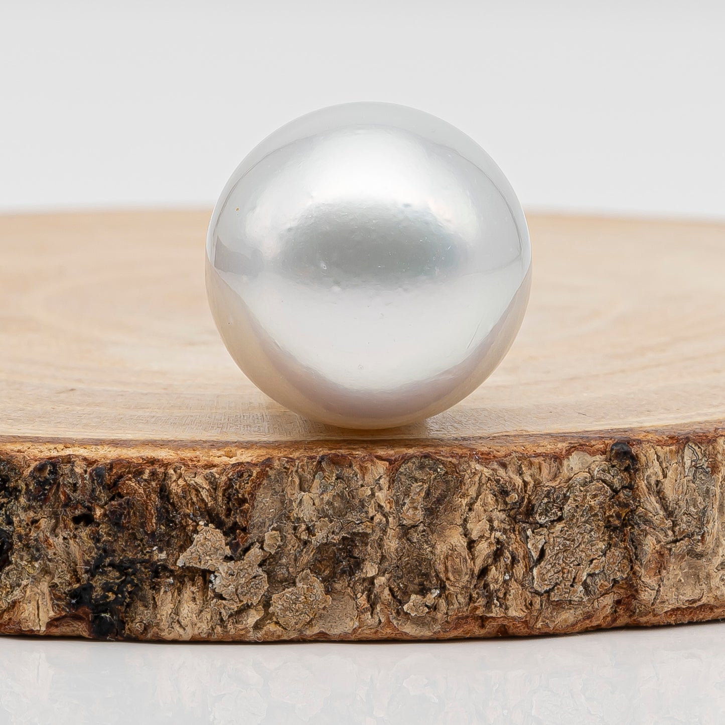 17.2mm Australian White South Sea Pearl, Round Undrilled Loose Pearl, High Luster, Rare Large Size, Jewelry Making, SKU # 3353WS