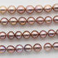 11-12mm Near Round Edison Pearl, Freshwater in Natural Color with Nice Luster for Beading, SKU # 1234EP