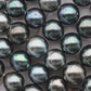 8-9mm Tahitian Pearl in Full Strand with Natural Color and High Luster, For Jewelry Making with Blemishes, SKU # 2067TH