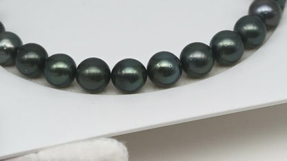 11-12mm Tahitian Pearls, 16” Full Strand, Undrilled (No Hole), Natural Color, High Luster, SKU # 3058TH