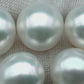 12-13mm  Near Round South Sea Pearl with Amazing Luster and Natural White Color No Blemish, Loose Single Pice Undrilled, SKU # 1967SS