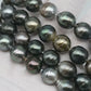 10-11mm Tahitian Pearl in Full Strand with All Natural Color with High Luster for Jewelry Making, SKU# 2269TH