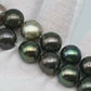 11-12mm Tahitian Pearl Round in Full Strand with All Natural Color with High Luster for Jewelry Making, SKU# 2281TH