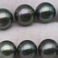 10-11mm Tahitian Pearl Round with High Luster and Natural Color in with Minor Blemishes, Loose Single Piece Undrilled, SKU #2089TH