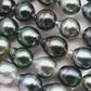 8-9mm Tahitian Pearl in Full Strand with All Natural Color with High Luster for Jewelry Making, SKU# 1873TH