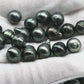 8-11mm Tahitian Pearl Drop Undrilled Loose Single Piece in High Luster and Natural Color with Minor Blemishes, SKU # 2023TH