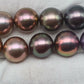 11-12mm Edison Pearl Round in All Natural Colors with Intensive High Luster for Beading or Jewelry Making, SKU # 1773EP