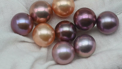 13-14mm Edison Pearl Round in Natural Colors and High Luster, Choose from Undrilled, Half Drilled, Full Drilled or Large Hole, SKU # 1776EP