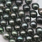 9-10mm Tahitian Pearl in Full Strand with All Natural Color with High Luster and Blemishes for Jewelry Making, SKU# 2278TH