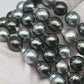 8-9mm Multicolor Drop Tahitian Pearl Bead with High Luster, In Full Strand with Minor Blemishes for Making, SKU # 2382TH