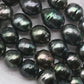 11-12mm Tahitian Pearl Bead with High Luster, In Full Strand with Blemishes for Jewelry Making, SKU # 1844TH