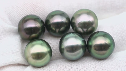 12mm Tahitian Pearl, Loose Undrilled with High Luster for Jewelry Making, SKU # 3075TH