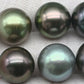 13-14mm Tahitian Pearl Round in Natural Color and High Luster, Undrilled Loose Single Piece, SKU # 1980TH