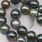 10-11mm Multicolor Tahitian Pearl Bead with High Luster, In Full Strand with Blemishes for Making, SKU # 2267TH