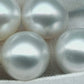 11-12mm Near Round South Sea Pearl with Amazing Luster and Natural White Color No Blemish, Loose Single Pice Undrilled, SKU # 1960SS