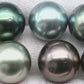 14-15mm Undrilled Round Tahitian Pearl in High Luster and Natural Color with Blemishes, Loose Single Piece, SKU # 1981TH