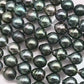 9-10mm Tahitian Pearl in Full Strand with All Natural Color with High Luster for Jewelry Making, SKU# 1856TH