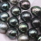 11-12mm Tahitian Pearl in Full Strand with All Natural Color with High Luster for Jewelry Making, SKU# 1843TH