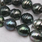 11-12mm Tahitian Pearl in Full Strand with All Natural Color with High Luster for Jewelry Making, SKU# 1846TH