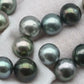 8-11mm Tahitian Pearl  with High Luster and Natural Color with Minor Blemishes, Loose Single Piece Undrilled, for One Piece, SKU # 1918TH