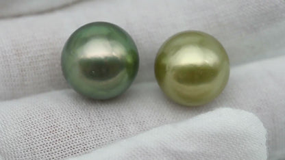 13mm Tahitian Pearl, Loose Undrilled with High Luster for Jewelry Making, SKU # 3077TH
