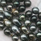 9-10mm Tahitian Pearl in Full Strand with All Natural Color with High Luster and Blemishes for Jewelry Making, SKU# 2280TH