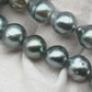 9-10mm Drop Tahitian Pearl in Full Strand with All Natural Color with High Luster for Jewelry Making, SKU#2131TH