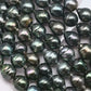 9-10mm Tahitian Pearl in Full Strand with All Natural Color with High Luster for Jewelry Making, SKU# 1855TH