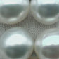 11-12mm  Near Round South Sea Pearl with Amazing Luster and Natural White Color, Loose Single Pice Undrilled, SKU # 1966SS