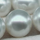 14-15mm  Near Round South Sea Pearl with Amazing Luster and Natural White Color No Blemish, Loose Single Pice Undrilled, SKU # 1955SS