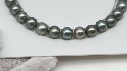 8, 9, 10 or 11mm Tahitian Pearl in Full Strand, Natur8, 9, 10 or 11mm Tahitian Pearl in Full Strand (No Hole), Natural Colors with High Luster, for Jewelry Making, SKU # 3103TH
