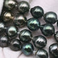 8-9mm Drop Tahitian Pearl in Full Strand with Natural Color and High Luster, For Jewelry Making with Blemishes, SKU # 1852TH