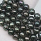 9-10mm Tahitian Pearl in Full Strand with All Natural Color with High Luster for Jewelry Making, SKU# 2261TH