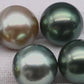 12-13mm Undrilled Round Tahitian Pearl in High Luster and Natural Color with Blemishes, Loose Single Piece, SKU # 1973TH