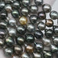 8-10mm Multicolor Tahitian Pearl Bead with High Luster, In Full Strand with Blemishes for Making, SKU # 2260TH