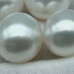 13-14mm Near Round South Sea Pearl with Amazing Luster and Natural White Color with Minor Blemish, Loose Single Pice Undrilled, SKU # 1971SS