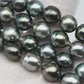 9-10mm Multicolor Drop Tahitian Pearl Bead with High Luster, In Full Strand with Minor Blemishes for Making, SKU # 2397TH