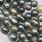 11-12mm Multicolor Tahitian Pearl Bead with High Luster, In Full Strand with Blemishes for Making, SKU # 2270TH