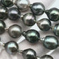 10-11mm Tahitian Pearl in Full Strand with All Natural Color with High Luster for Jewelry Making, SKU# 1864TH