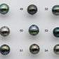 9-10mm Near Round Loose Tahitian Pearl in Natural Colors and Super High Lusters with Blemish, Predrilled Hole, SKU # 1385TH