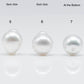 14-15mm White South Sea Pearl in Drop Shape with Natural Color and High Luster, Loose Undrilled Single Piece with Minor Blemish, SKU# 1755SS