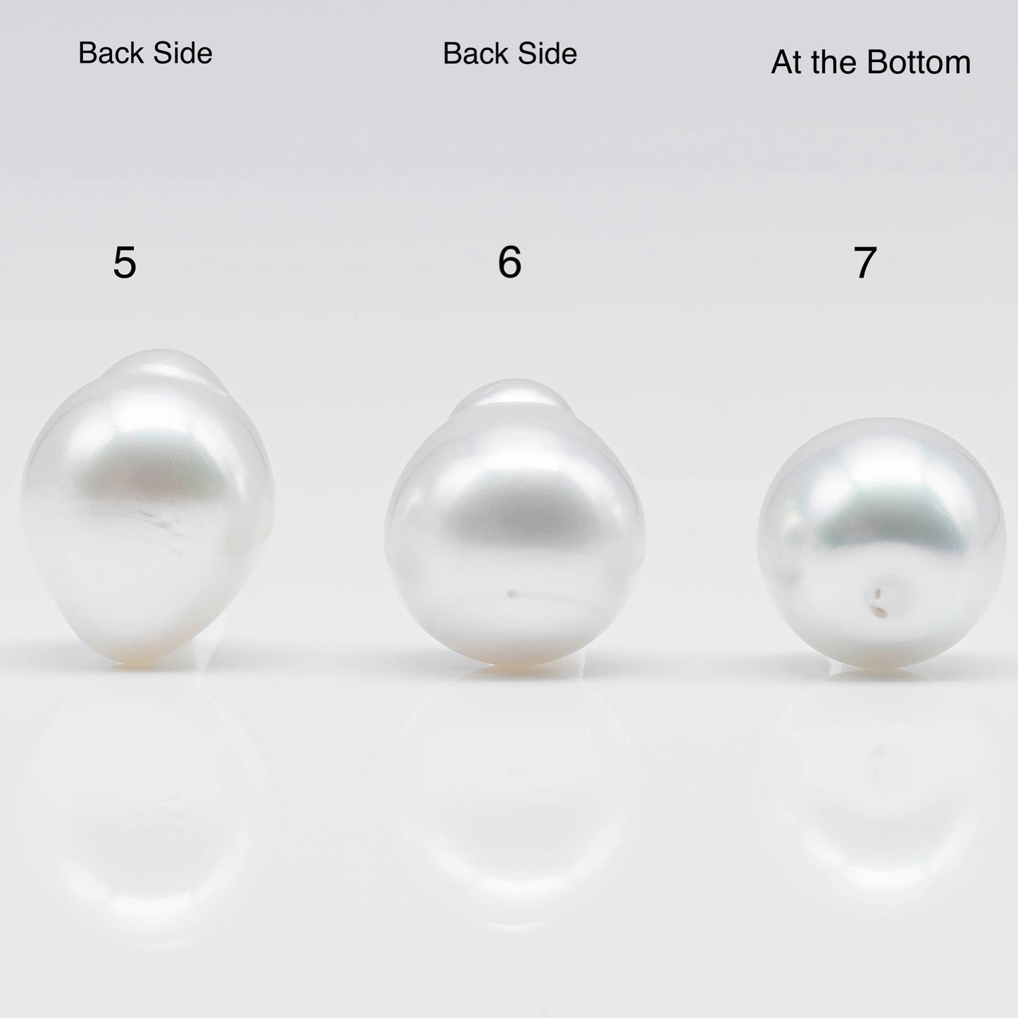 14-15mm White South Sea Pearl in Drop Shape with Natural Color and High Luster, Loose Undrilled Single Piece with Minor Blemish, SKU# 1755SS