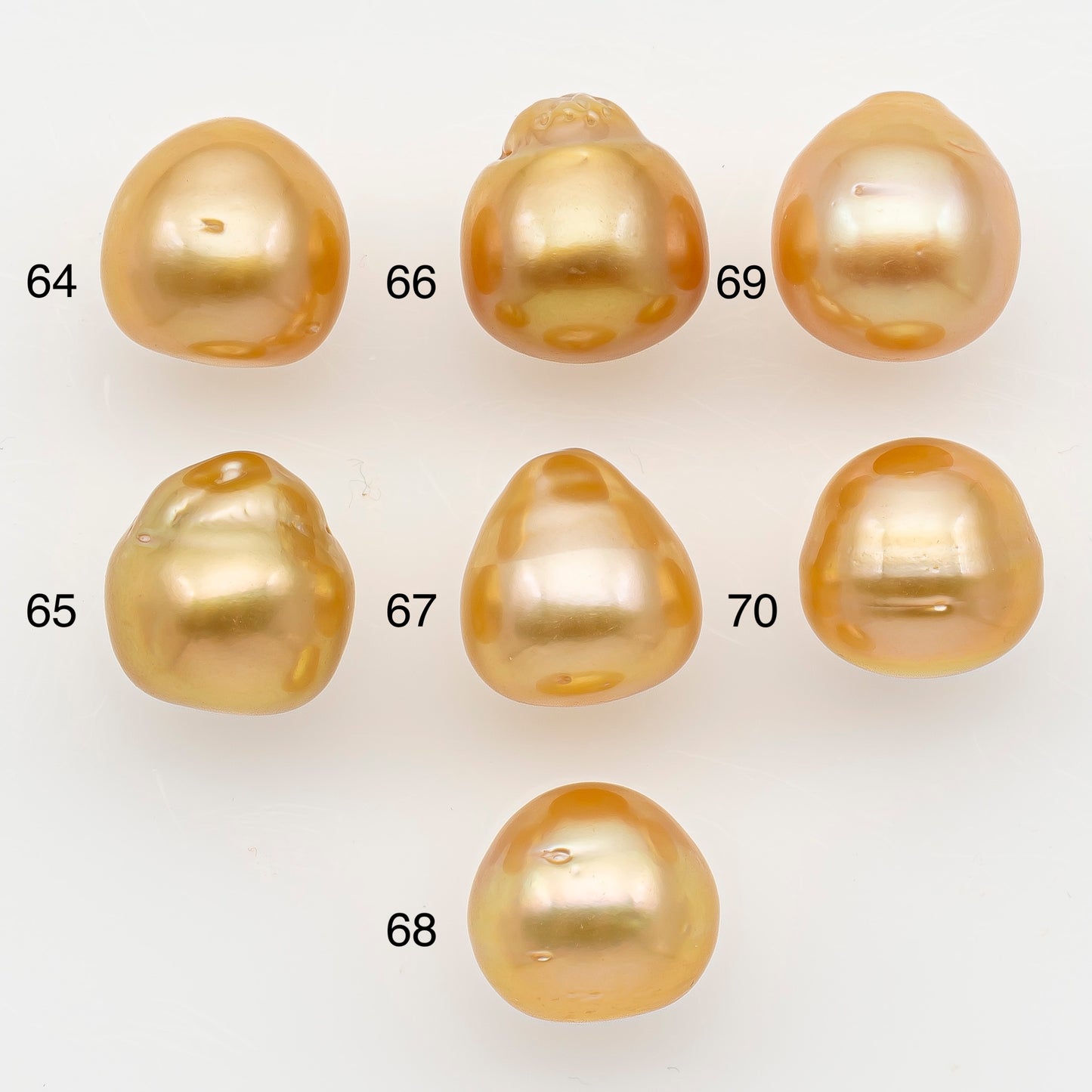 10-11mm South Sea Pearl in Natural Color with High Luster, Button Loose Pearl, Undrilled for Jewelry Making, SKU # 3169GS