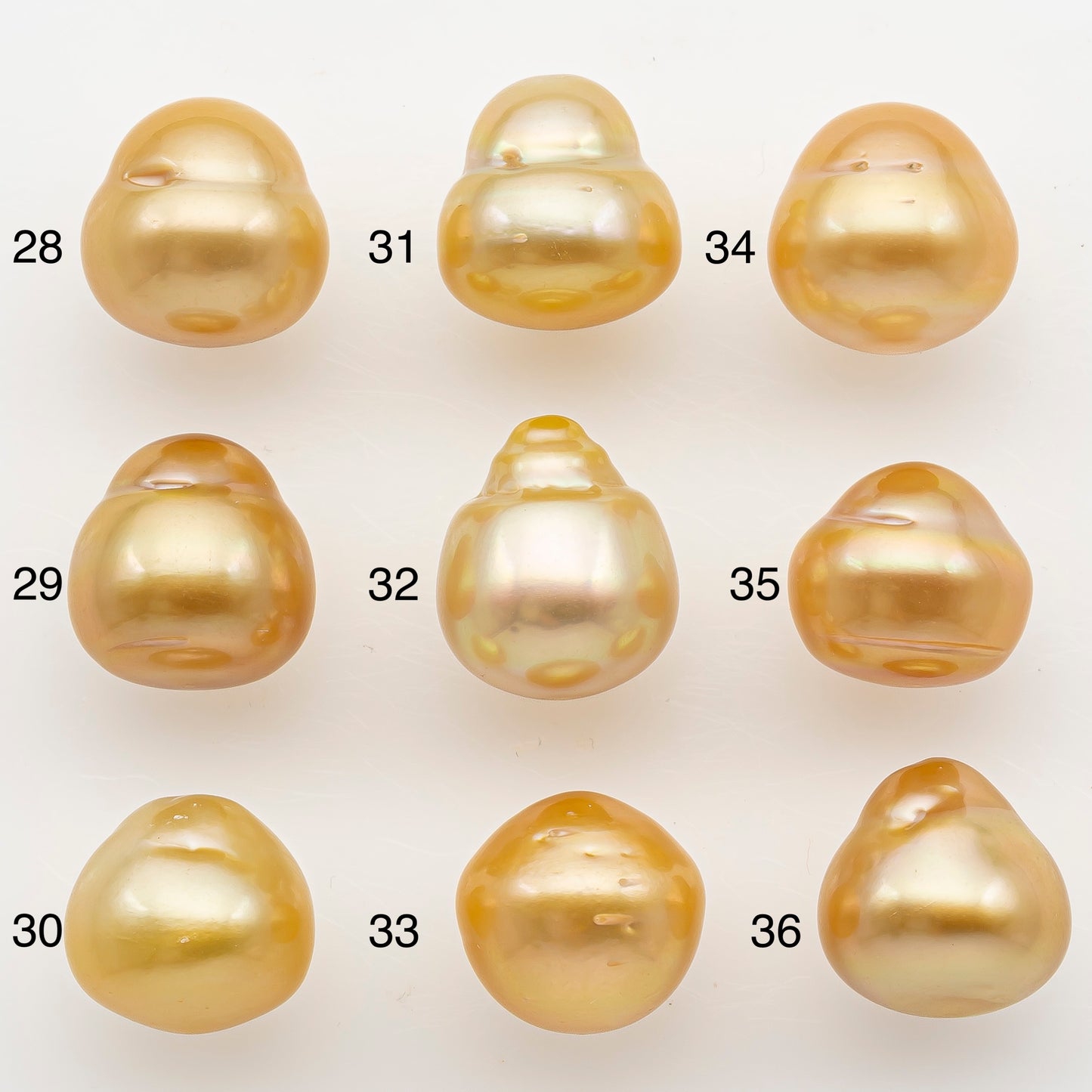 12-13mm South Sea Pearl in Natural Color with High Luster, Button Loose Pearl, Undrilled for Jewelry Making, SKU # 3195GS
