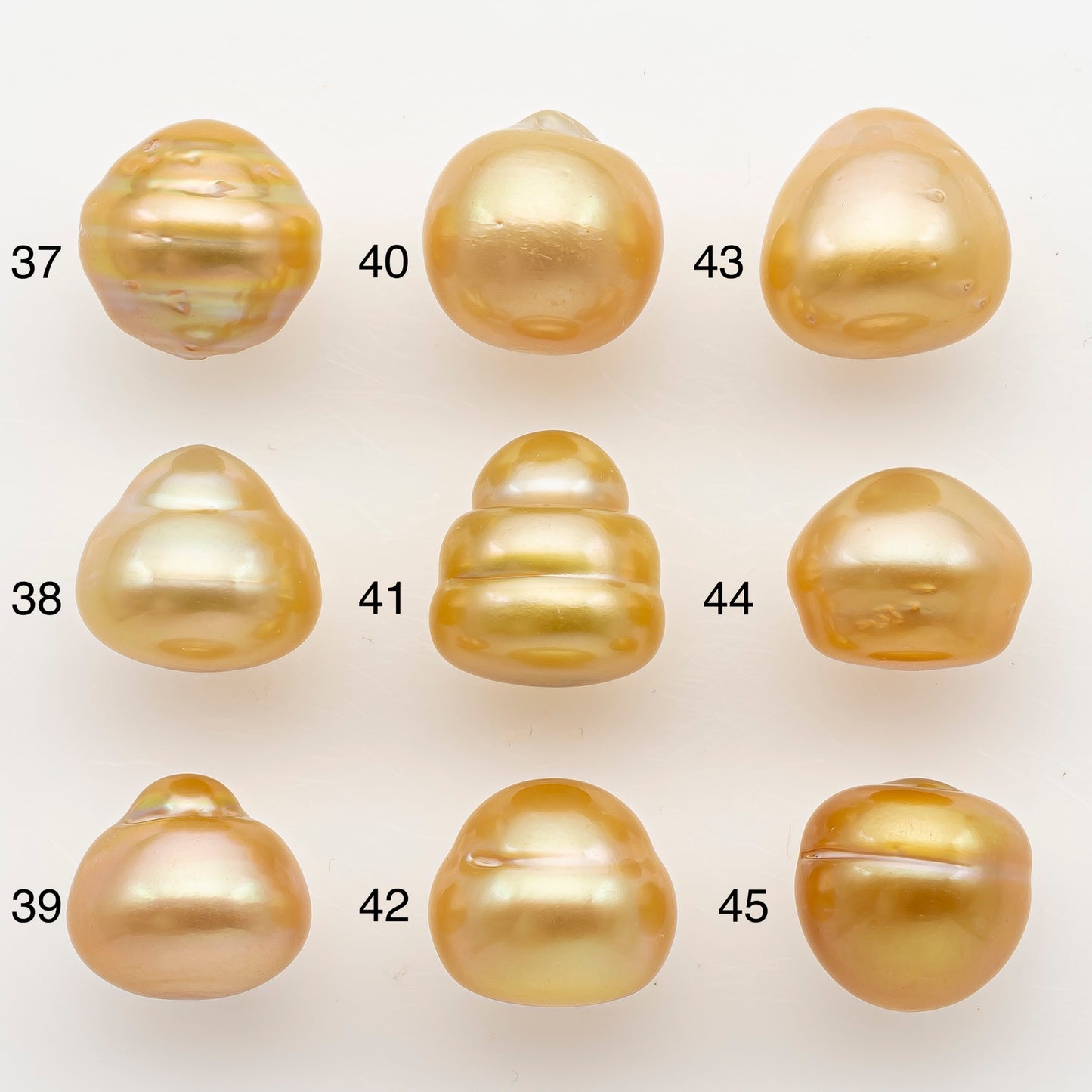 12-13mm South Sea Pearl in Natural Color with High Luster, Button Loose Pearl, Undrilled for Jewelry Making, SKU # 3196GS