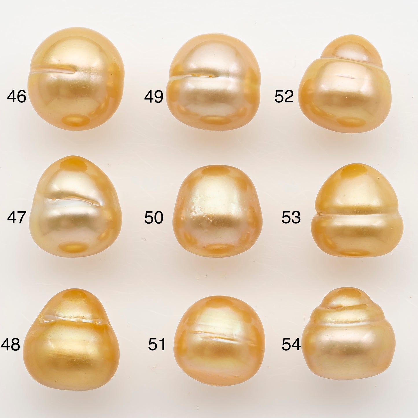 12-13mm South Sea Pearl in Natural Color with High Luster, Button Loose Pearl, Undrilled for Jewelry Making, SKU # 3196GS
