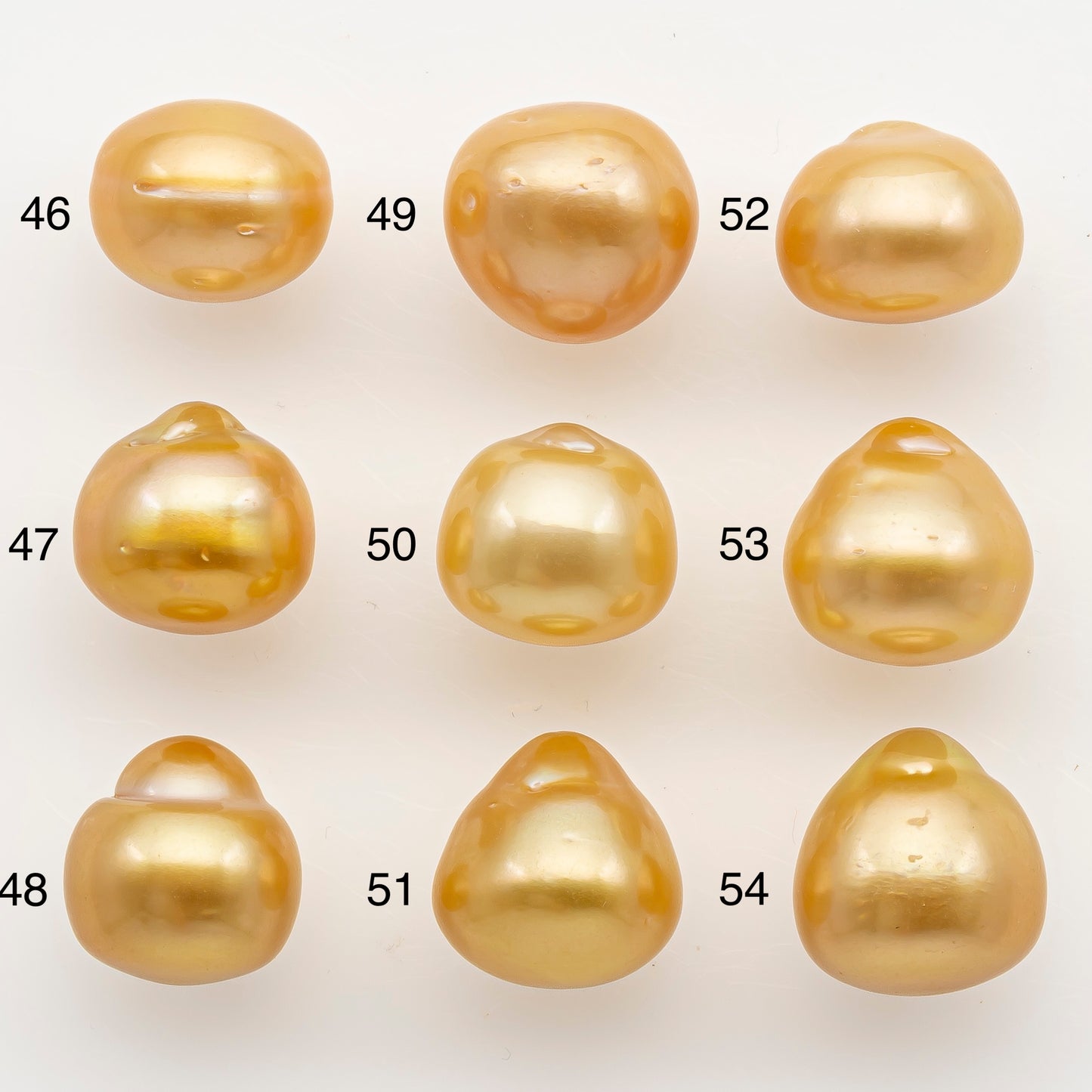 12-13mm South Sea Pearl in Natural Color with High Luster, Button Loose Pearl, Undrilled for Jewelry Making, SKU # 3197GS